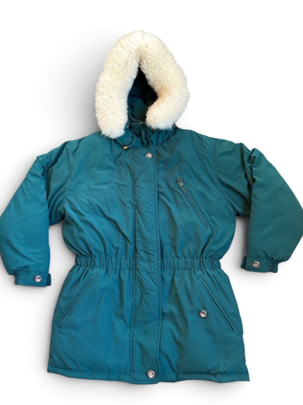 Vintage Eddie Bauer Premier Polar Parka Women S Green Goose Down Hooded